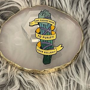 Brand New Sage Enamel Pin